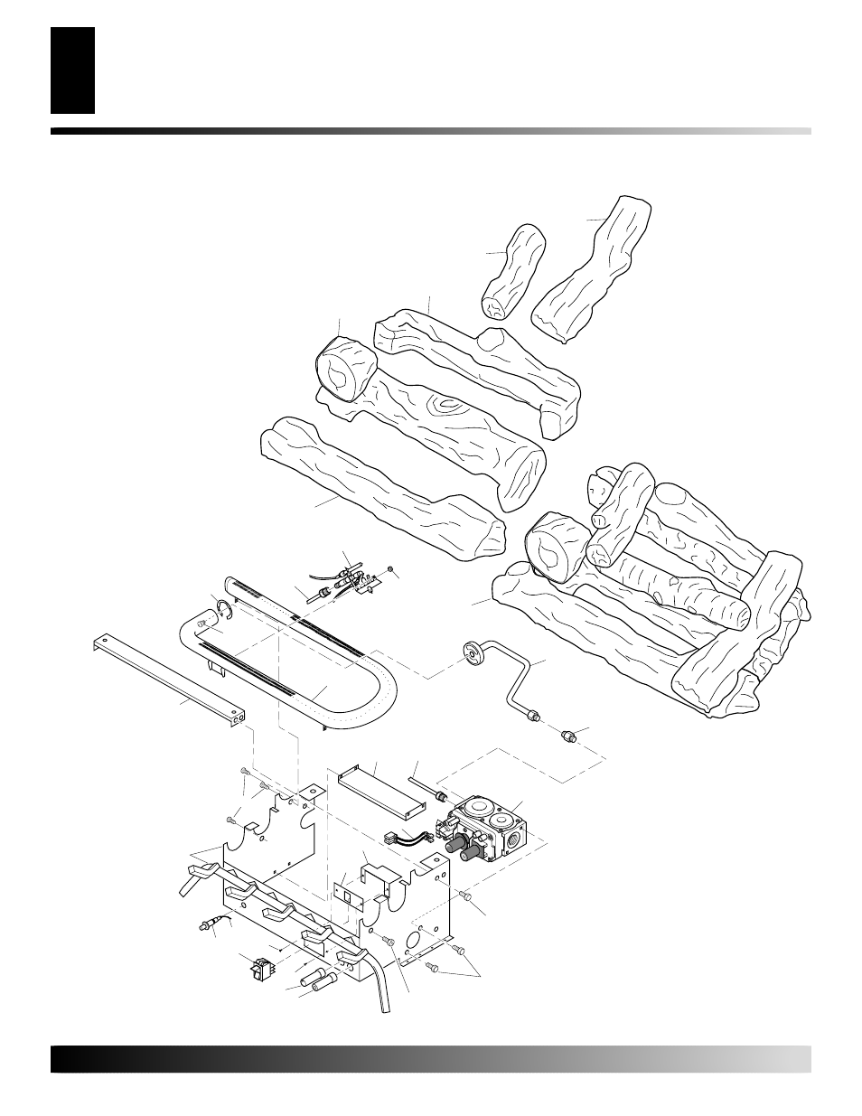 Illustrated parts breakdown, Remote-ready flame-max | Desa FLAME-MAX LAME-MAX Golden Oak User Manual | Page 40 / 48