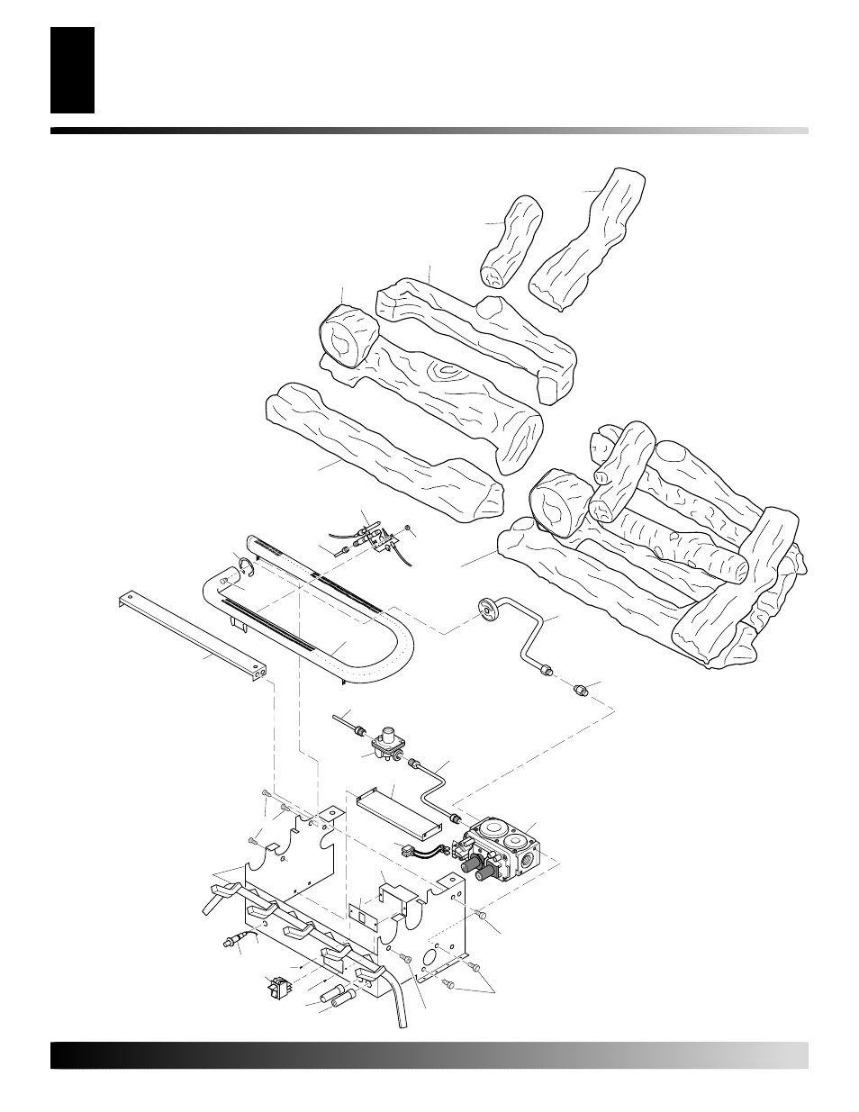Illustrated parts breakdown, Remote-ready flame-max | Desa FLAME-MAX LAME-MAX Golden Oak User Manual | Page 42 / 48
