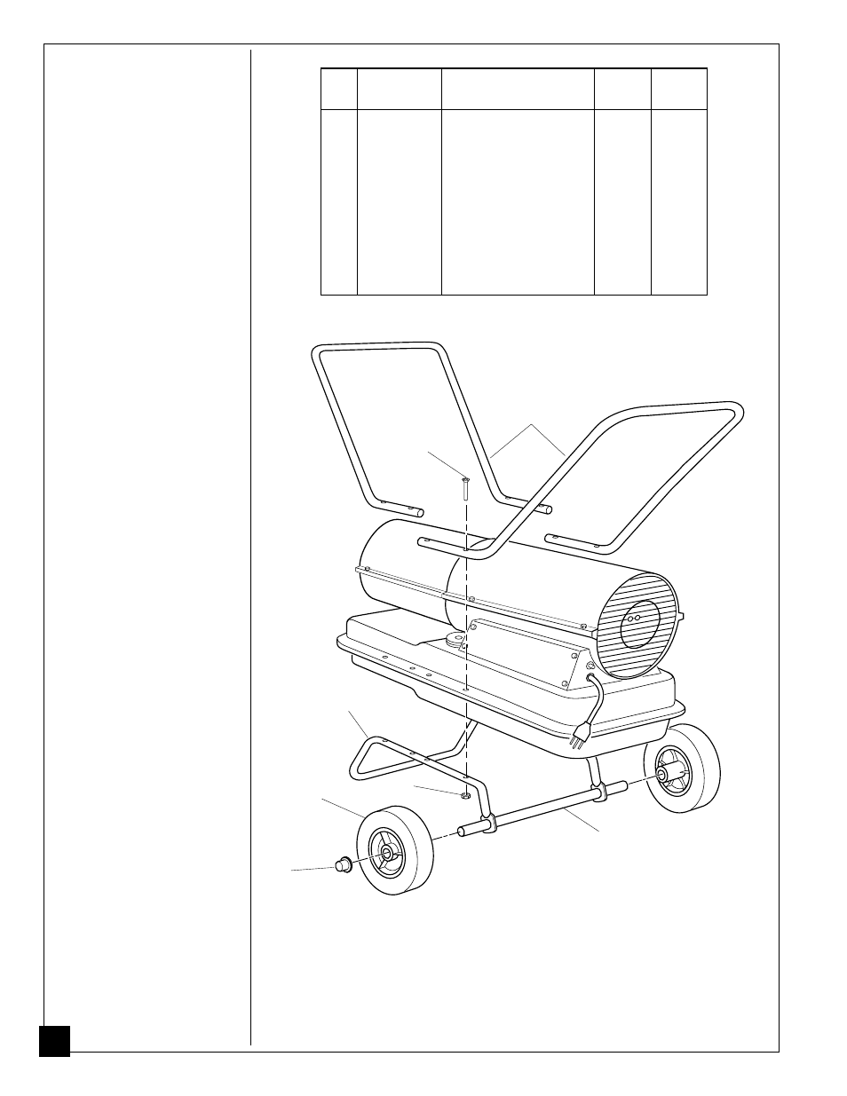 Wheels and handles | Desa BY150CE User Manual | Page 28 / 32