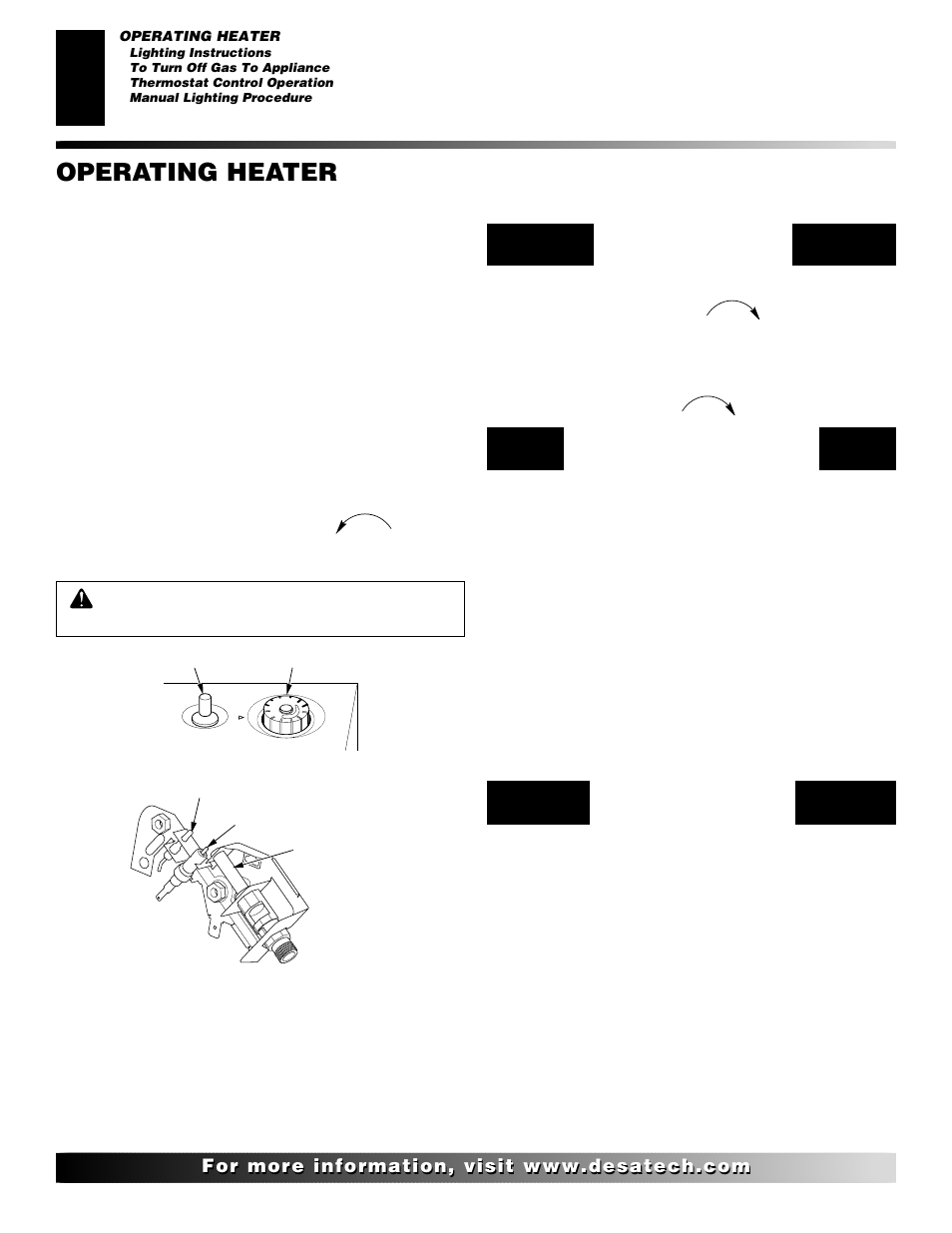 Operating heater, Continued | Desa REM10PT RH10PT User Manual | Page 10 / 22