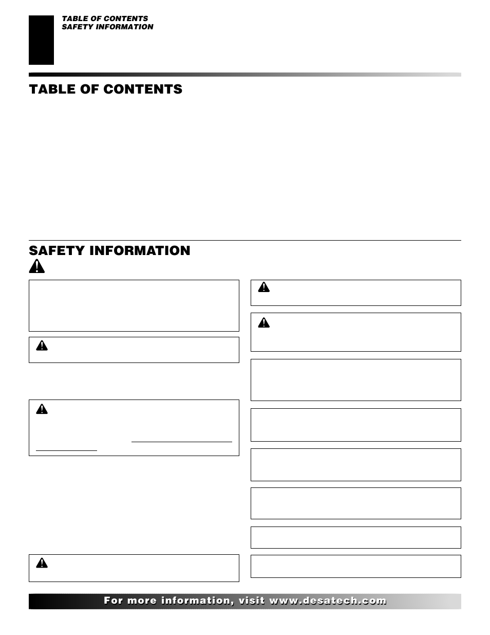 Desa REM10PT RH10PT User Manual | Page 2 / 22