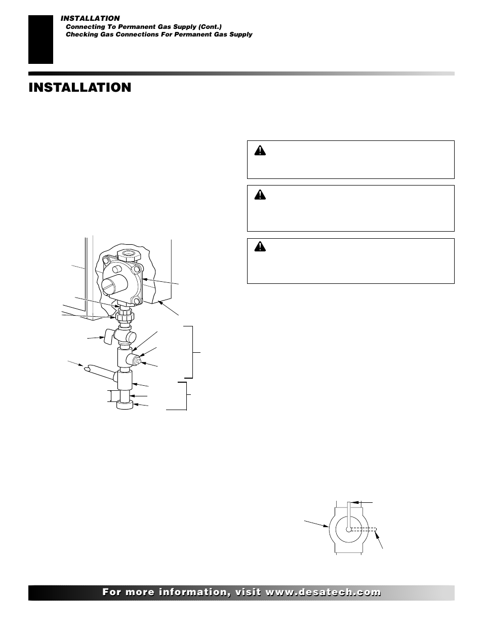 Installation, Continued | Desa REM10PT RH10PT User Manual | Page 8 / 22