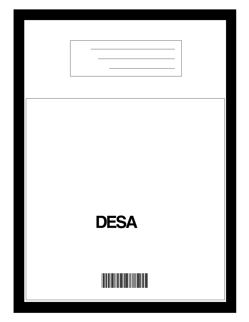 Warranty information | Desa CVDR24 User Manual | Page 24 / 24