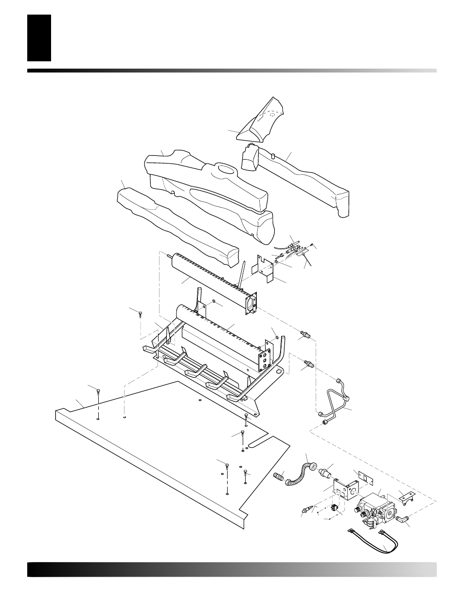 Illustrated parts breakdown | Desa EFS33PR User Manual | Page 24 / 34