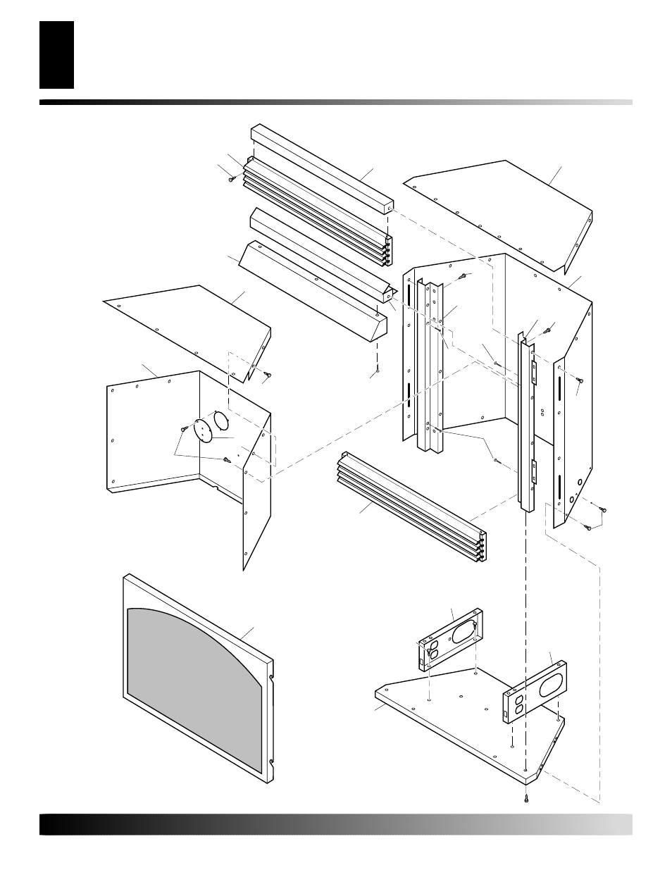 Illustrated parts breakdown | Desa EFS33PR User Manual | Page 26 / 34