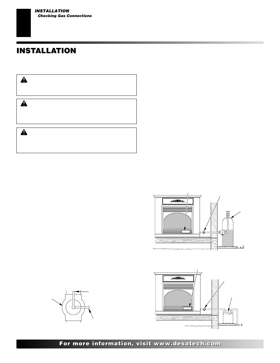 Installation, Continued | Desa FDCFTN User Manual | Page 16 / 42