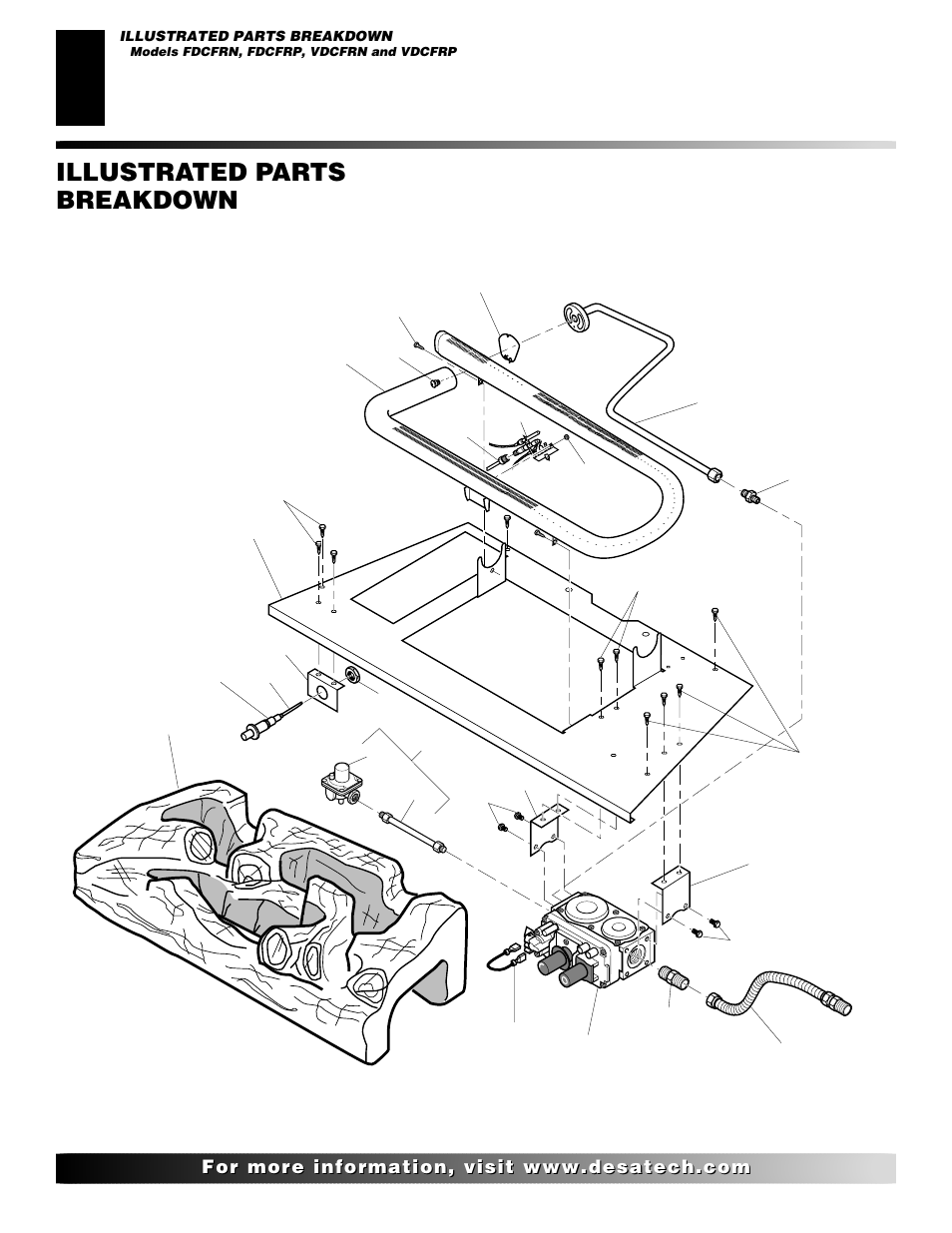 Illustrated parts breakdown | Desa FDCFTN User Manual | Page 34 / 42