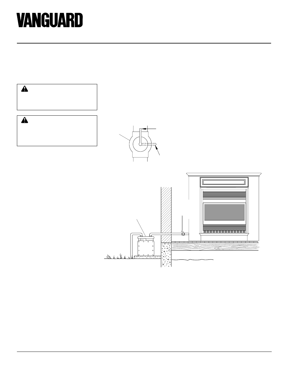Compact classic hearth fireplace vmh26tna, Installation, Continued | Desa VMH26TNA User Manual | Page 16 / 28