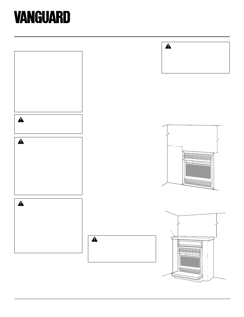 Compact classic hearth fireplace vmh26tna, Installation, Check gas type | Installation items, Locating fireplace | Desa VMH26TNA User Manual | Page 8 / 28
