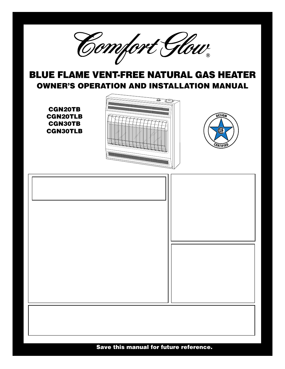 Desa CGN30TLB User Manual | 22 pages