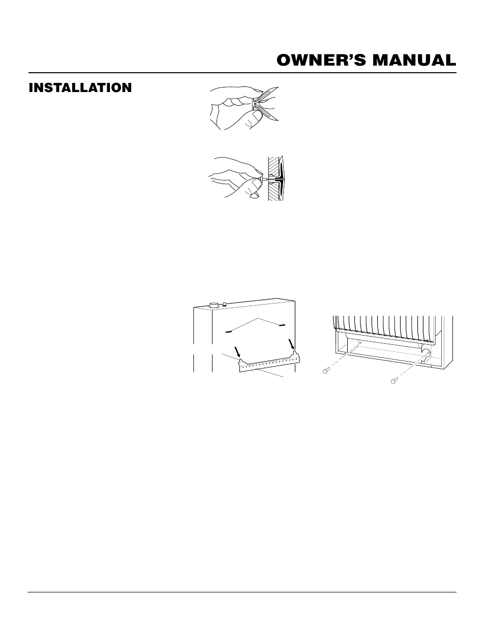 Owner’s manual, Installation, Continued | Desa CGN30TLB User Manual | Page 9 / 22