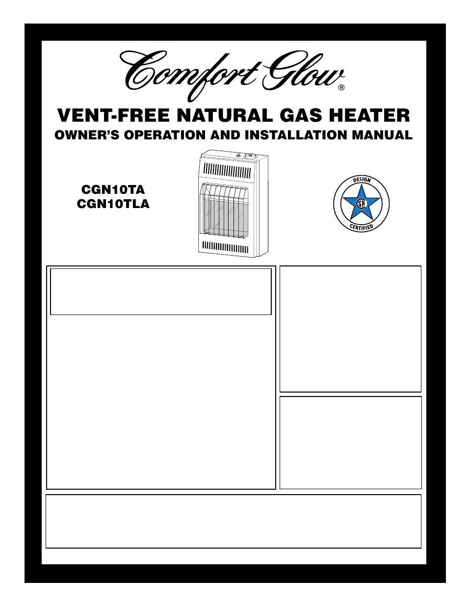 Desa CGN10TLA User Manual | 20 pages