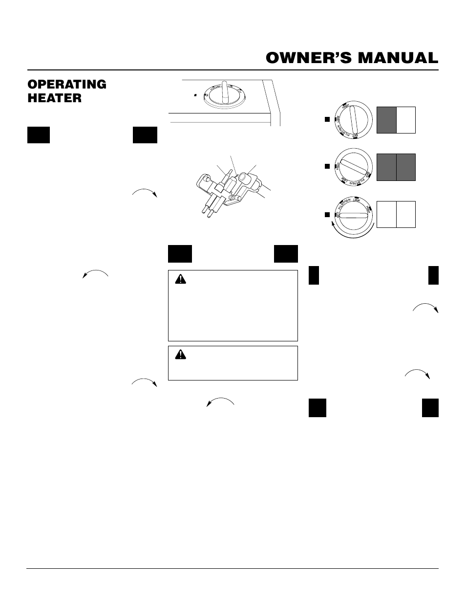 Owner’s manual, Operating heater, Continued | Desa CGR2P User Manual | Page 11 / 20