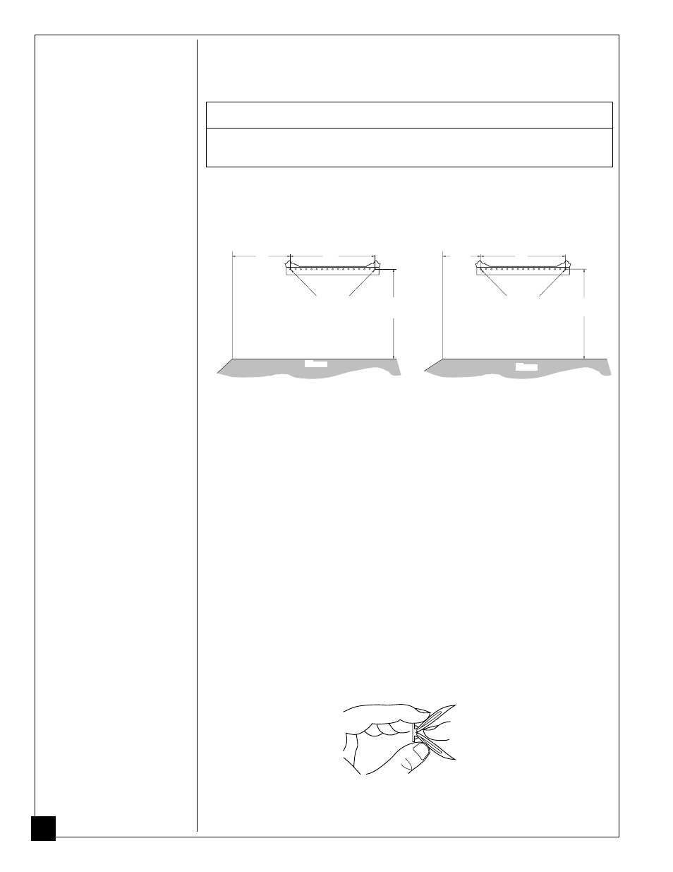 Installing to wall, Warning, Continued | Desa CGP26D User Manual | Page 12 / 32