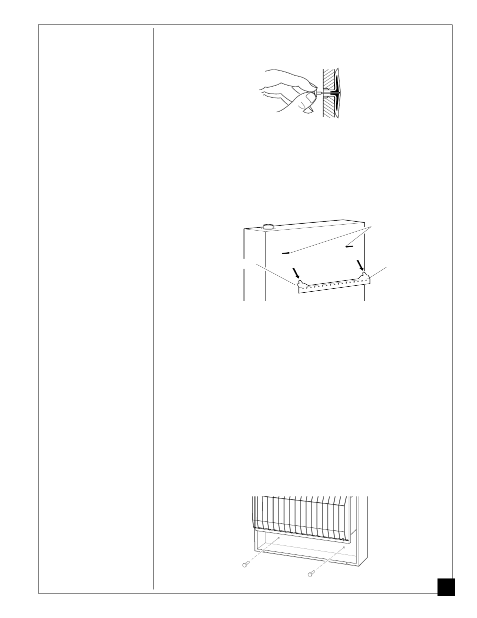 Installing to wall | Desa CGP26D User Manual | Page 13 / 32
