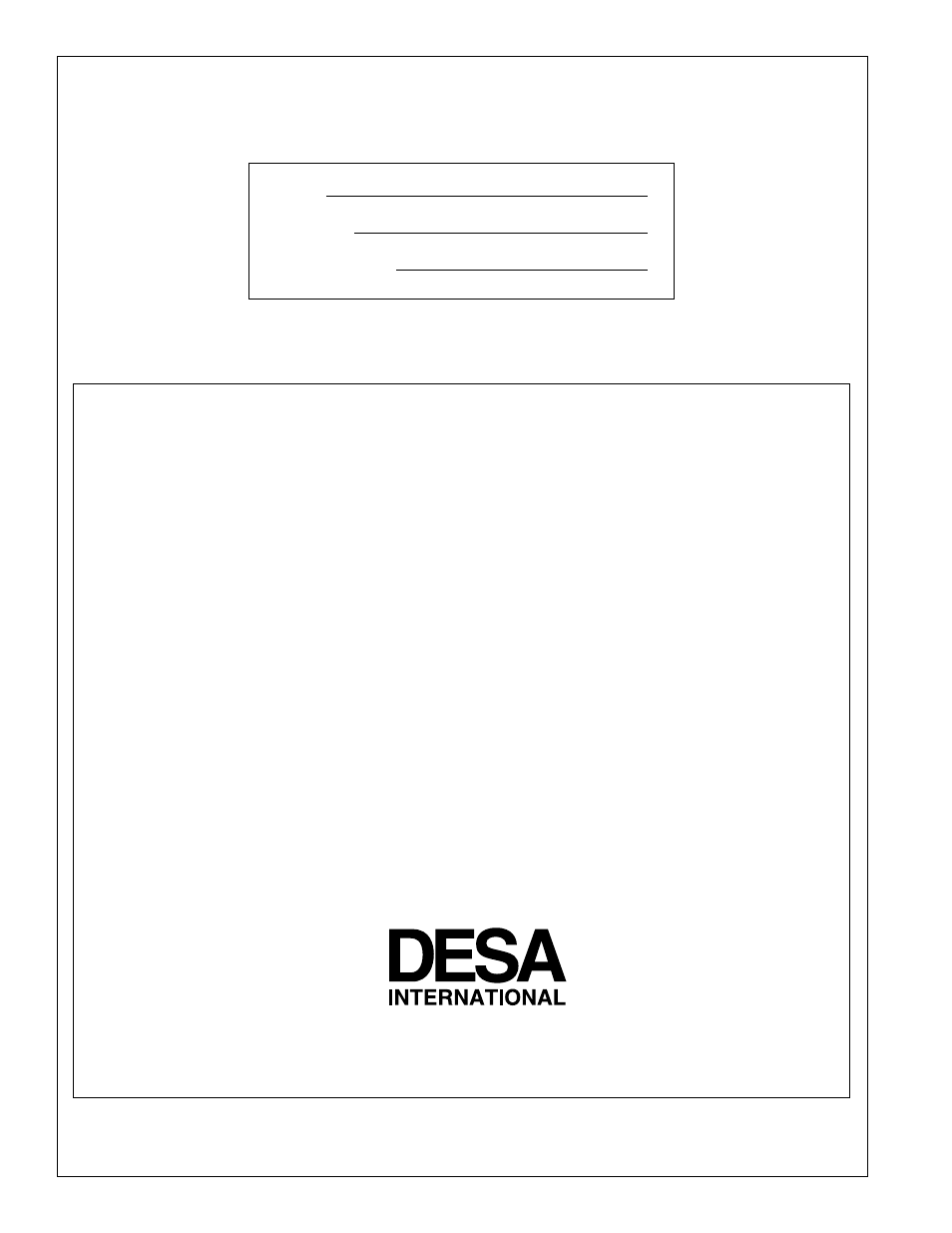 Warranty information | Desa CGP26D User Manual | Page 32 / 32