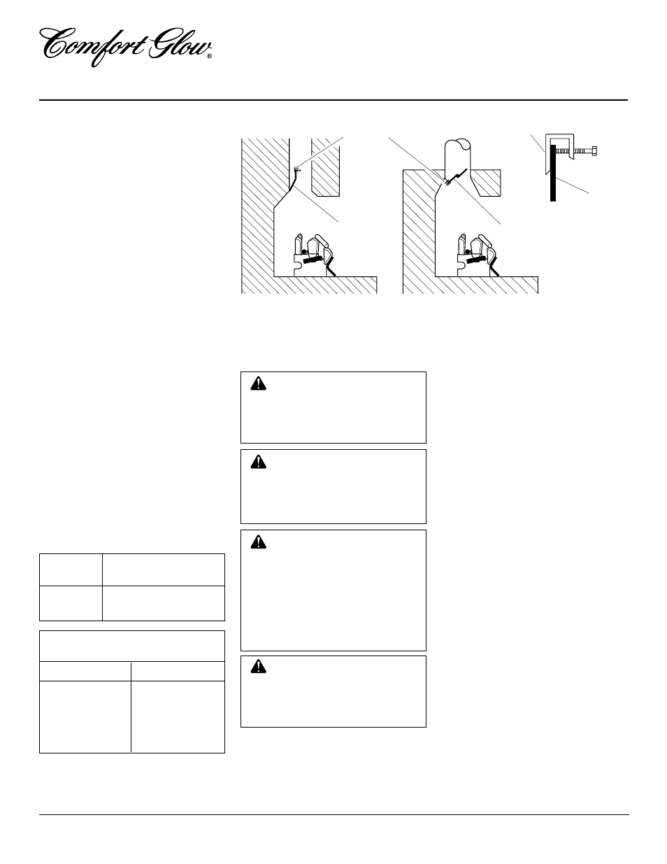 Unvented natural gas log heater installation, Continued | Desa CGB3924NRA User Manual | Page 10 / 28