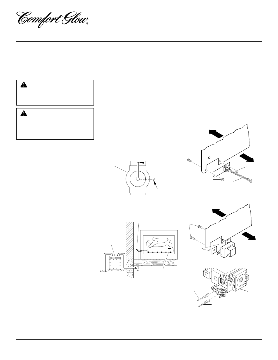 Unvented natural gas log heater installation, Continued, Checking gas connections | Installing remote re- ceiver unit | Desa CGB3924NRA User Manual | Page 12 / 28