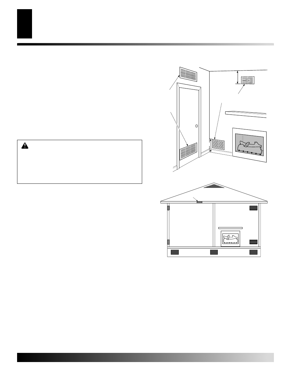 Air for combustion and ventilation, Continued, Ventilation air | Desa VYM27NRPR User Manual | Page 6 / 28