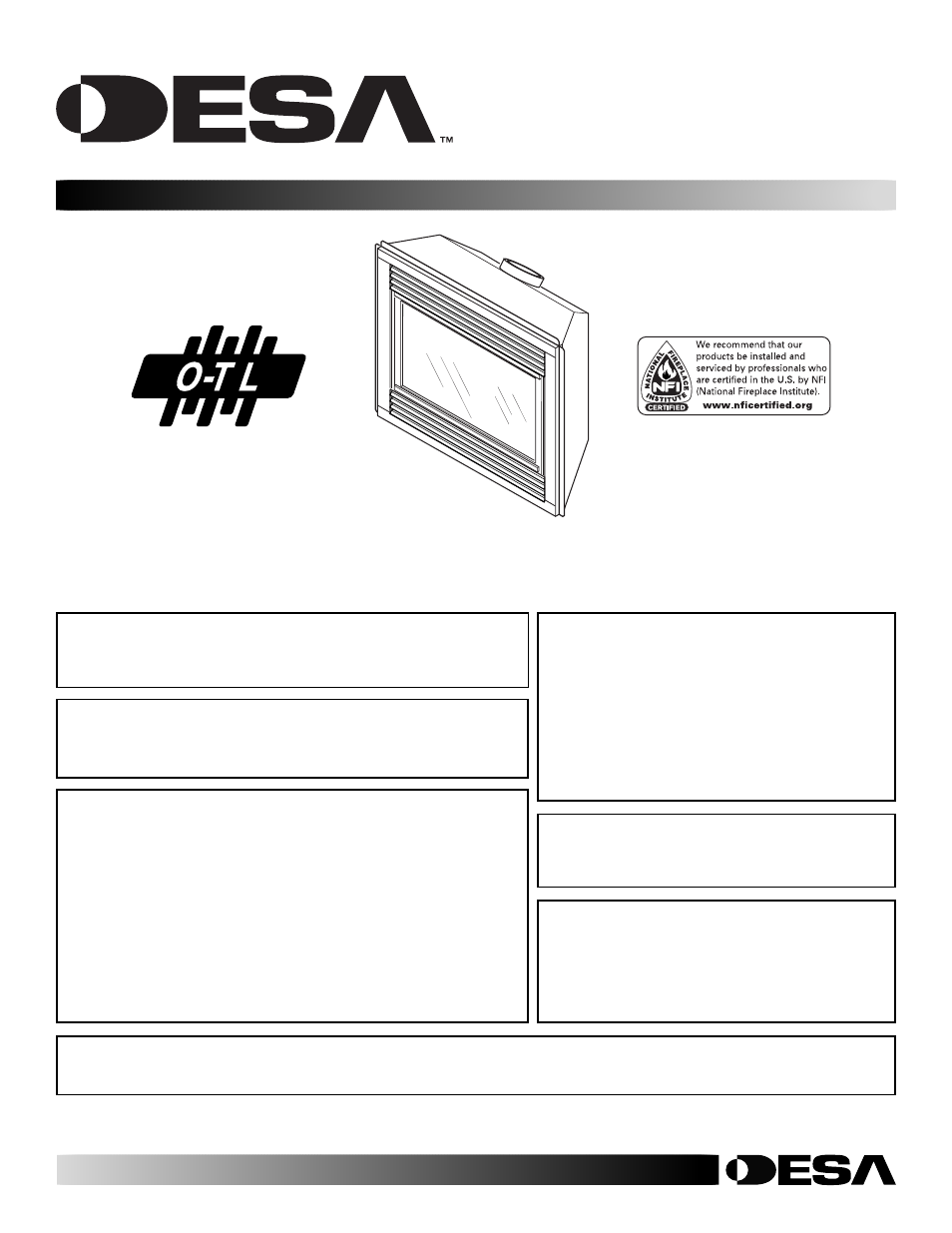 Desa V42P-A User Manual | 42 pages