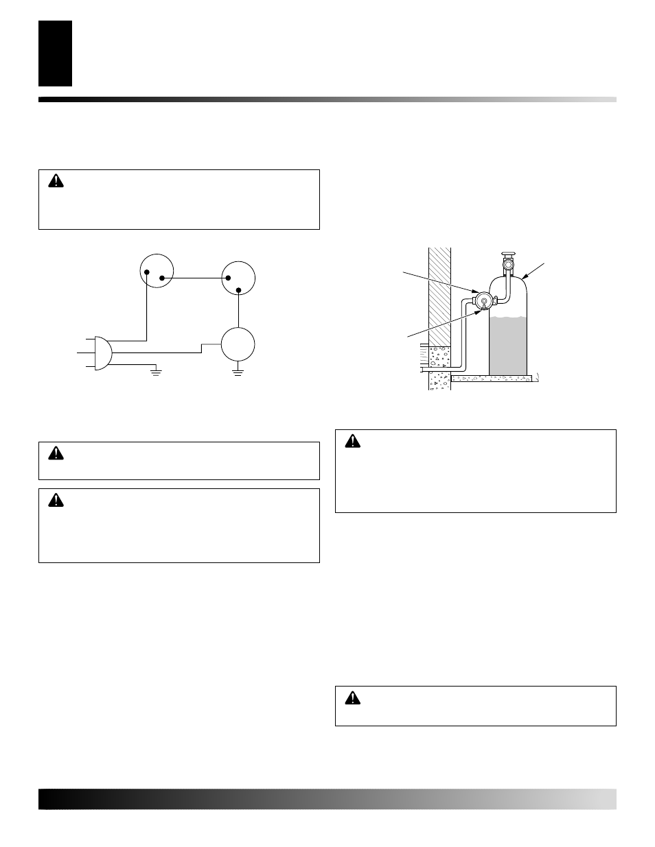 Fireplace installation, Continued, Installing gas piping to fireplace location | Desa V42P-A User Manual | Page 18 / 42