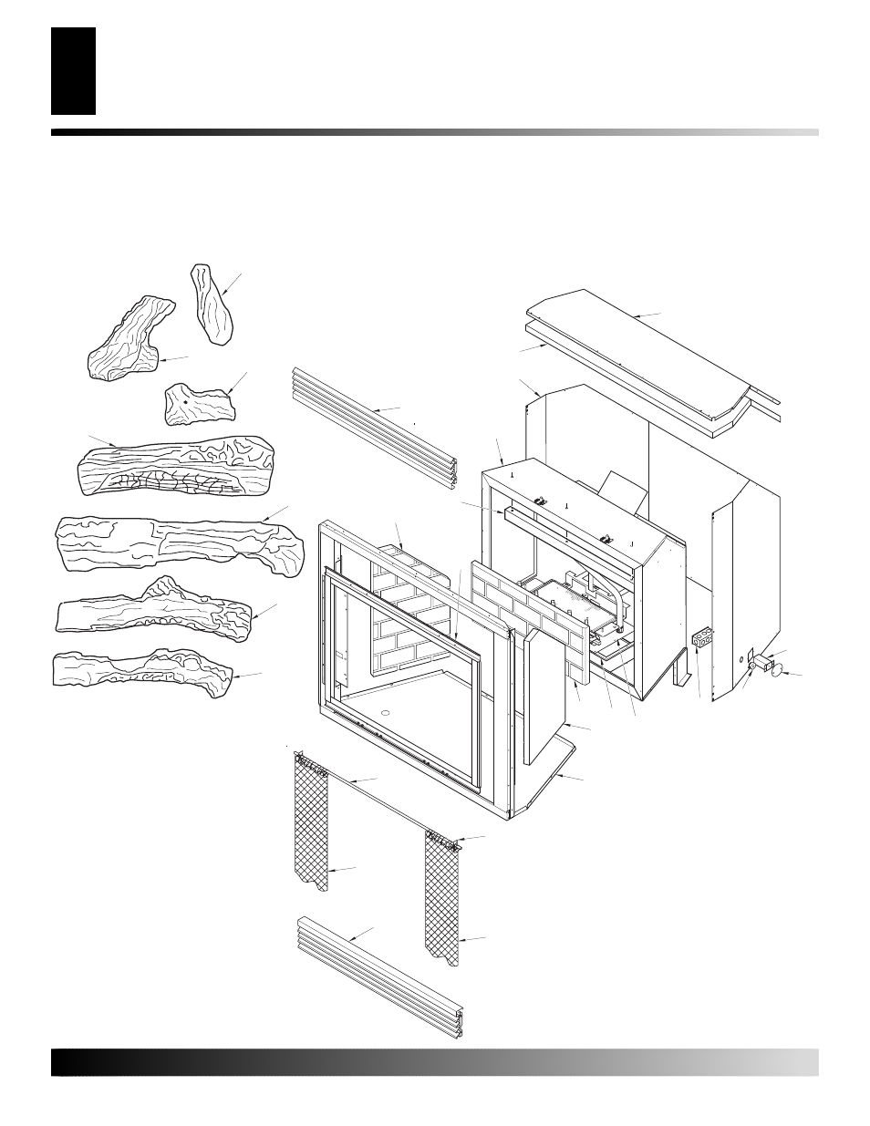 Illustrated parts breakdown | Desa V42P-A User Manual | Page 34 / 42