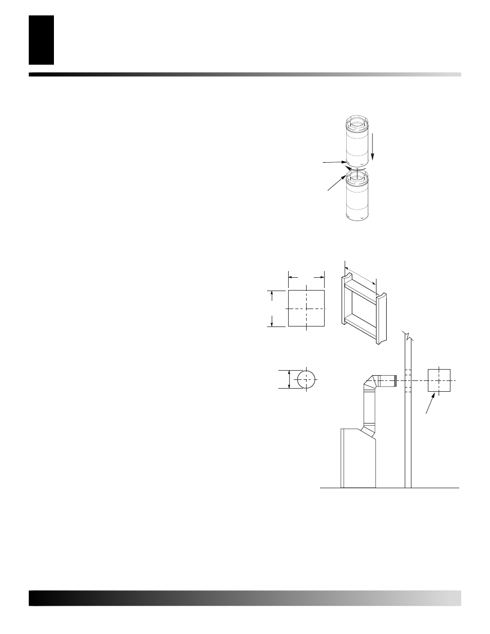 Venting installation instructions, Continued, Installation planning | Horizontal termination installation | Desa V42P-A User Manual | Page 8 / 42