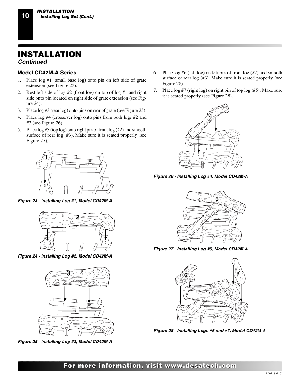 Installation | Desa CD32M (-1)(-2) User Manual | Page 10 / 22