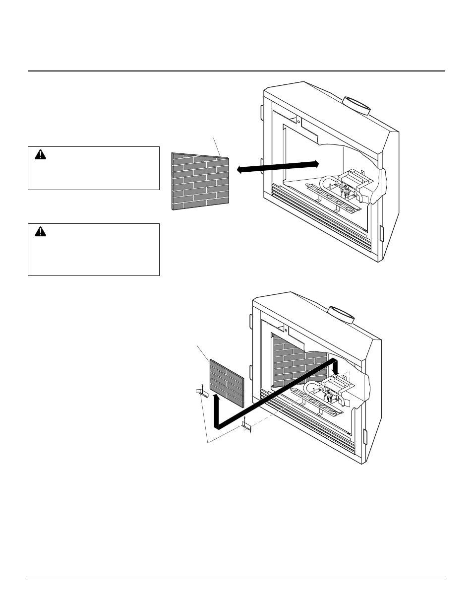 Owner’s manual, Fireplace installation, Continued | Desa BHDV34NA User Manual | Page 23 / 38