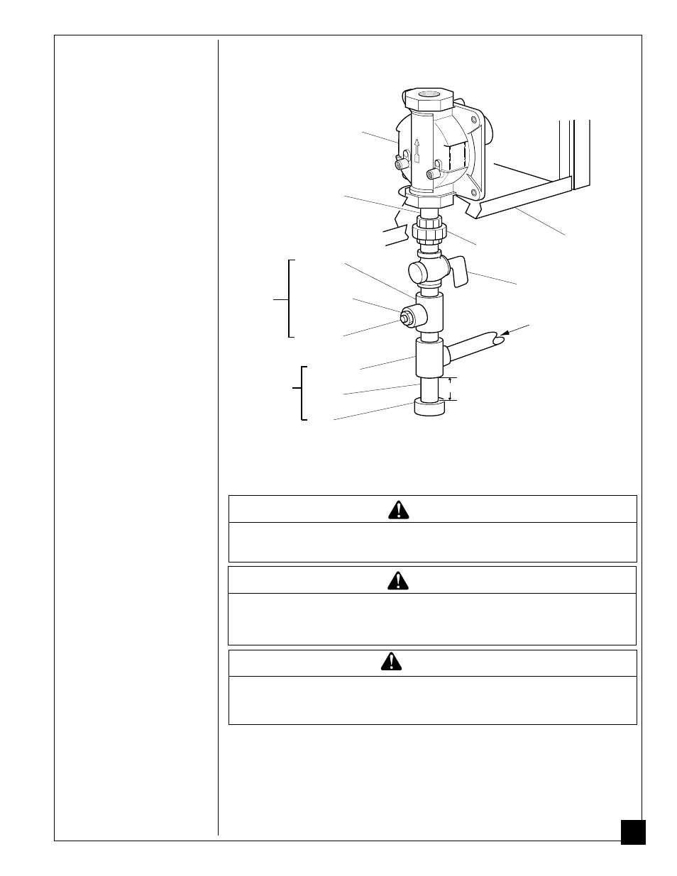 Checking gas connections, Connecting to gas supply, Warning | Caution | Desa A User Manual | Page 21 / 40