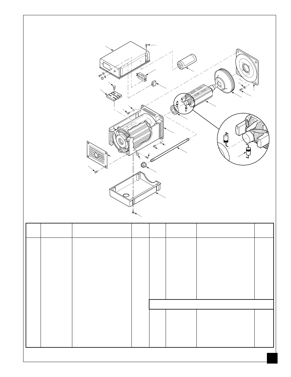 Illustrated parts list, For model mgh3000 alternator assembly | Desa Mgh3000 User Manual | Page 29 / 36