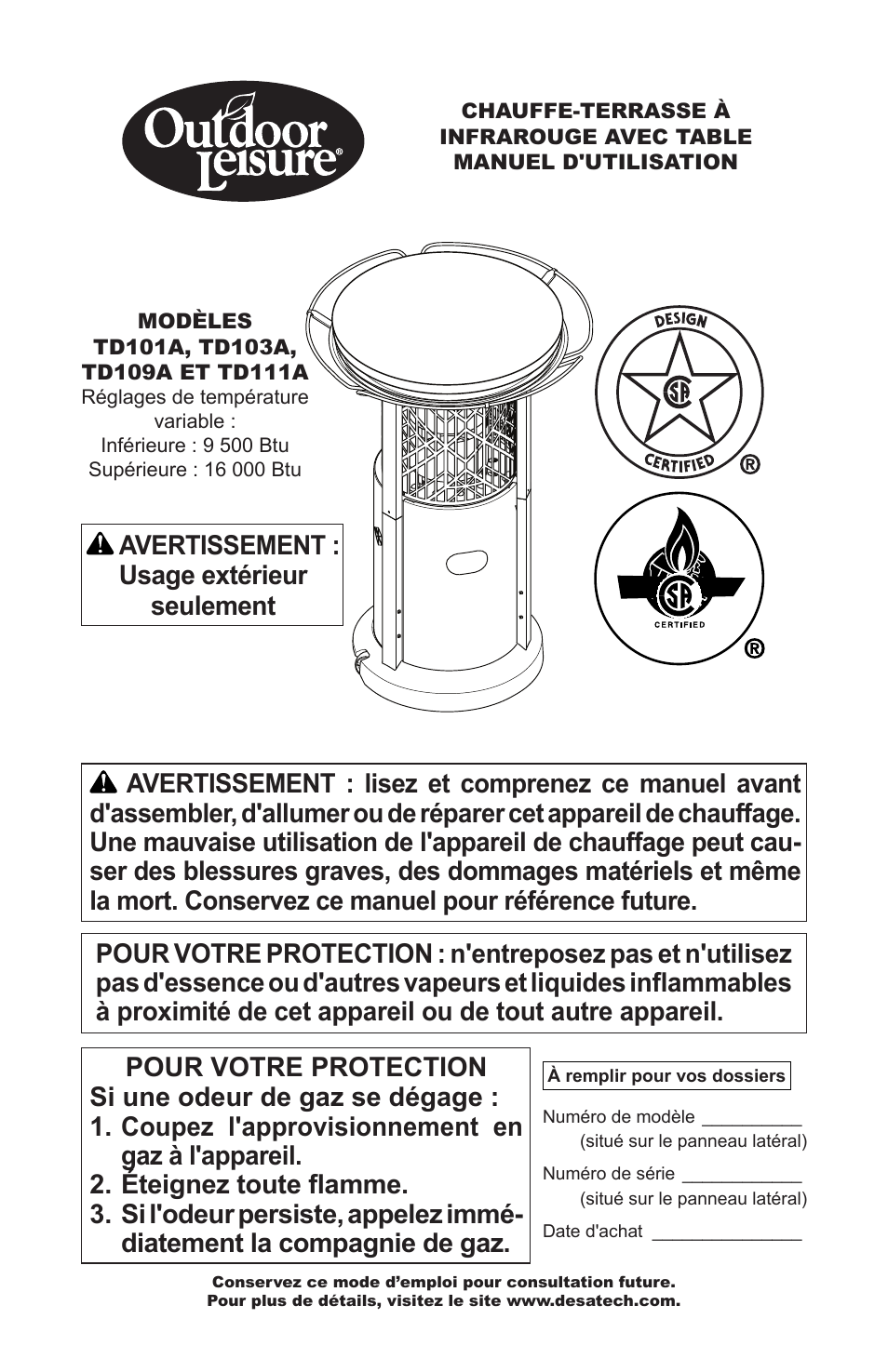 Desa Td101a User Manual | Page 27 / 40