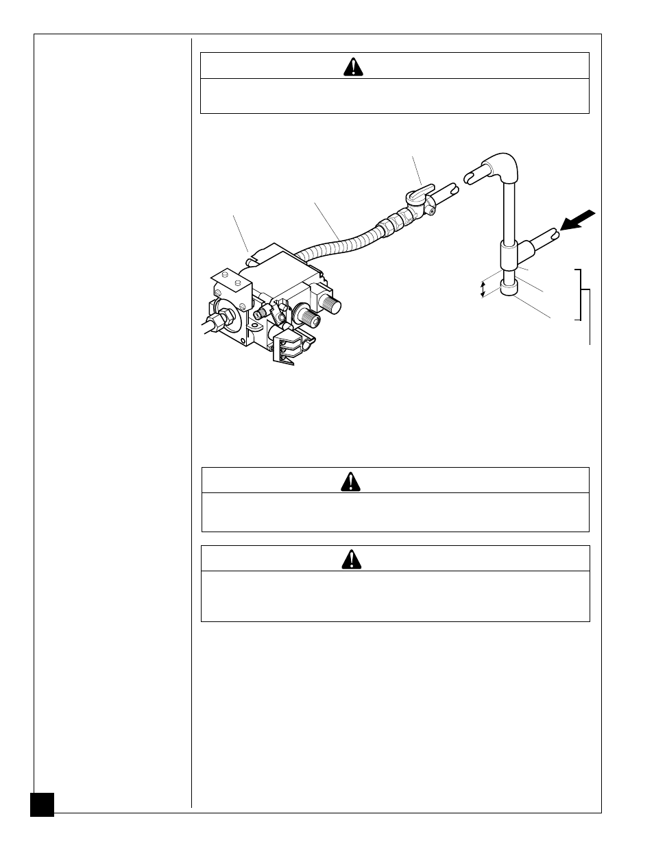 Installing, Caution, Warning | Desa CGD3924NR User Manual | Page 16 / 32