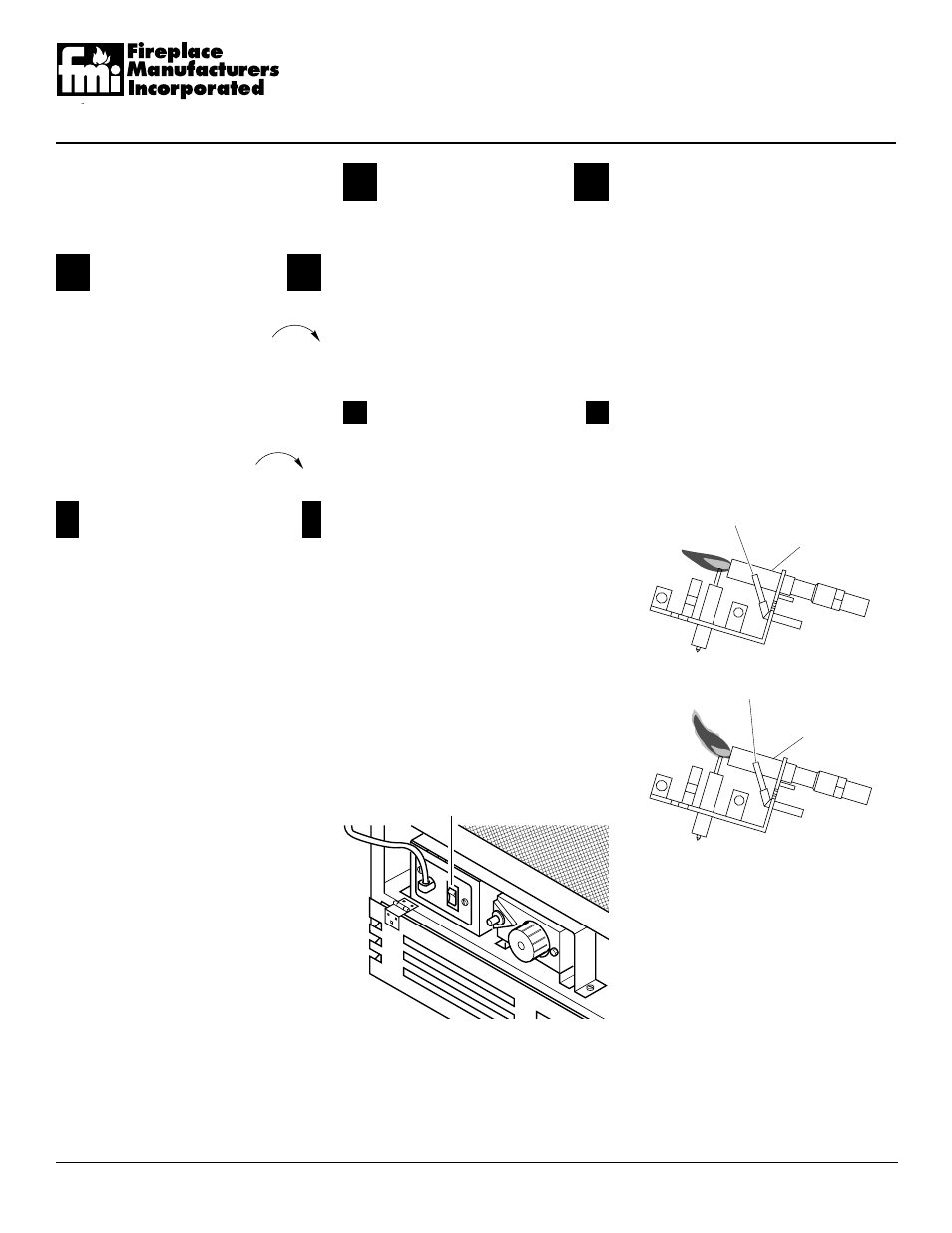 Propane/lp vent-free fireplace system, Inspecting burner, Operating fireplace | Continued | Desa FMH26TP User Manual | Page 18 / 28