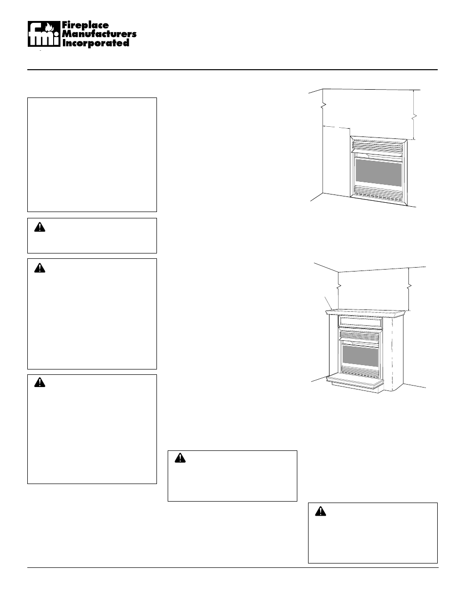 Propane/lp vent-free fireplace system, Installation, Check gas type | Installation items, Locating fireplace | Desa FMH26TP User Manual | Page 8 / 28