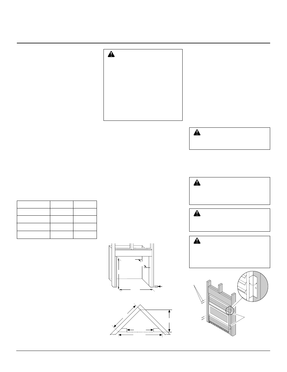 Owner’s manual, Installation, Continued | Built-in fireplace installation | Desa FMH26TP User Manual | Page 9 / 28