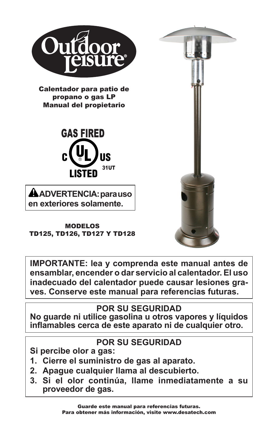 Desa Td125 User Manual | Page 17 / 48