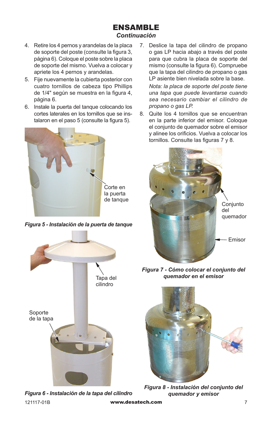 Ensamble | Desa Td125 User Manual | Page 23 / 48