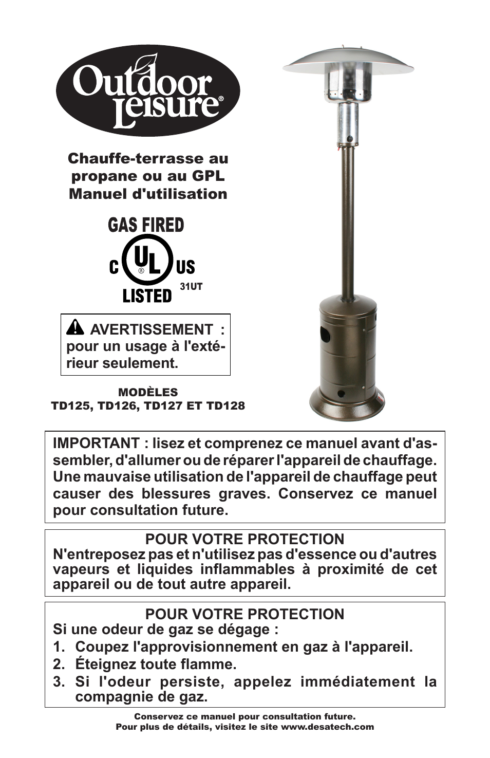 Desa Td125 User Manual | Page 33 / 48