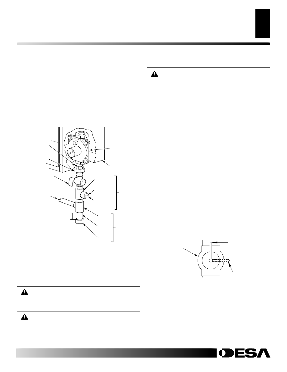 Installation, Continued, Checking gas connections | Desa VP600BA  EN User Manual | Page 9 / 34
