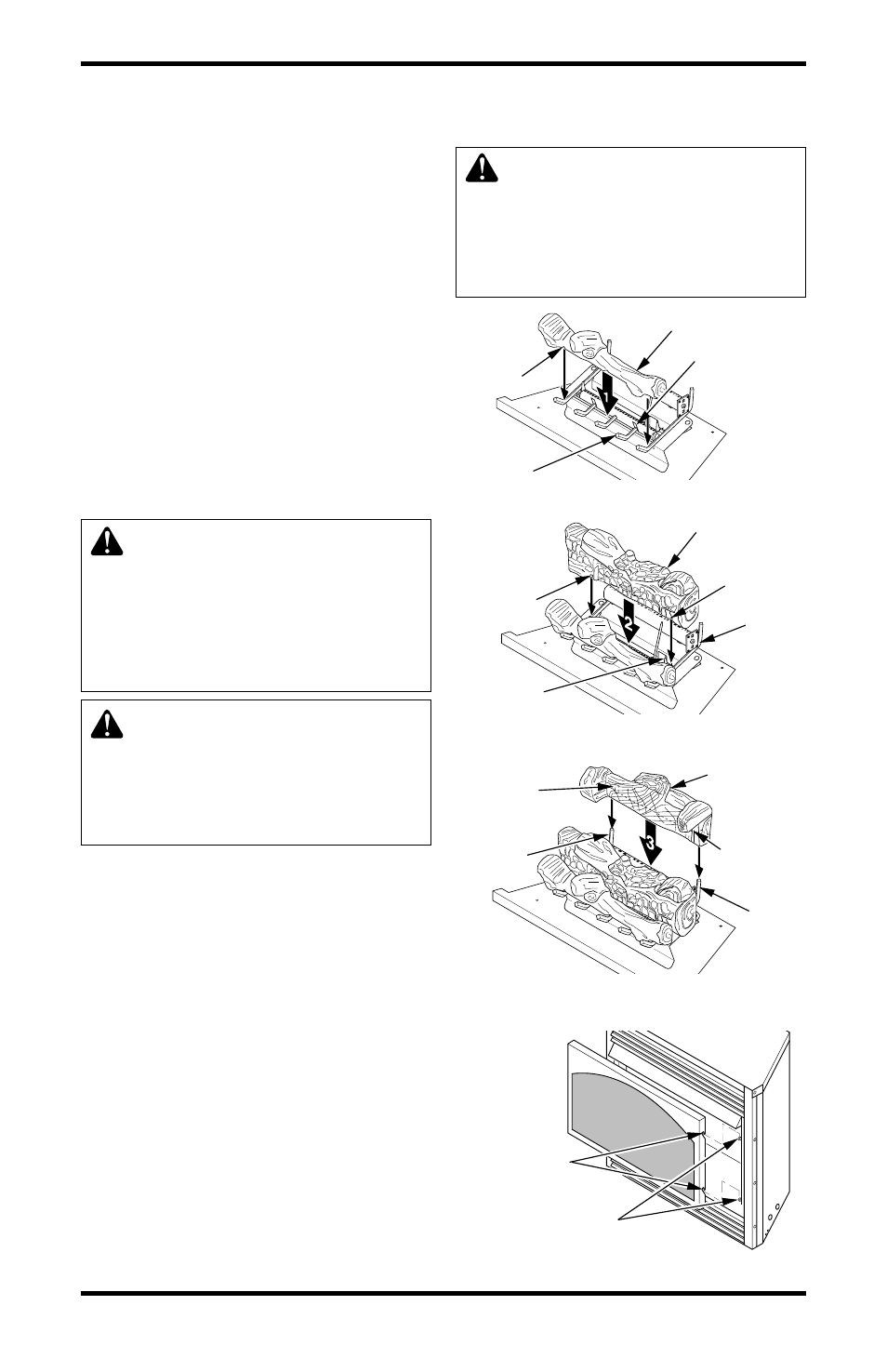 Installation | Desa EFS33NRB User Manual | Page 16 / 36