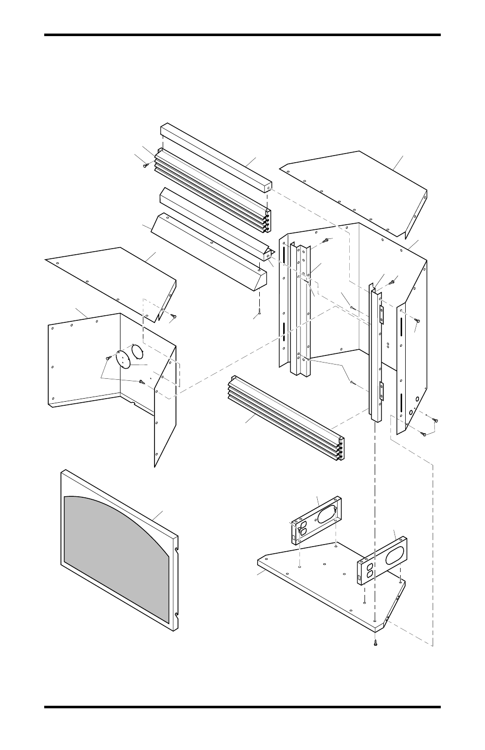 Illustrated parts breakdown | Desa EFS33NRB User Manual | Page 30 / 36
