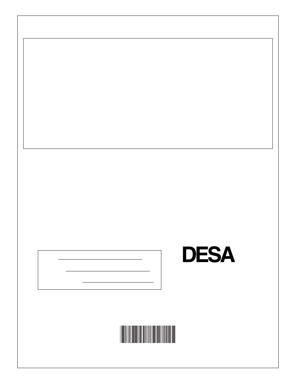 Warranty and repair service, International | Desa BNG150T User Manual | Page 10 / 10