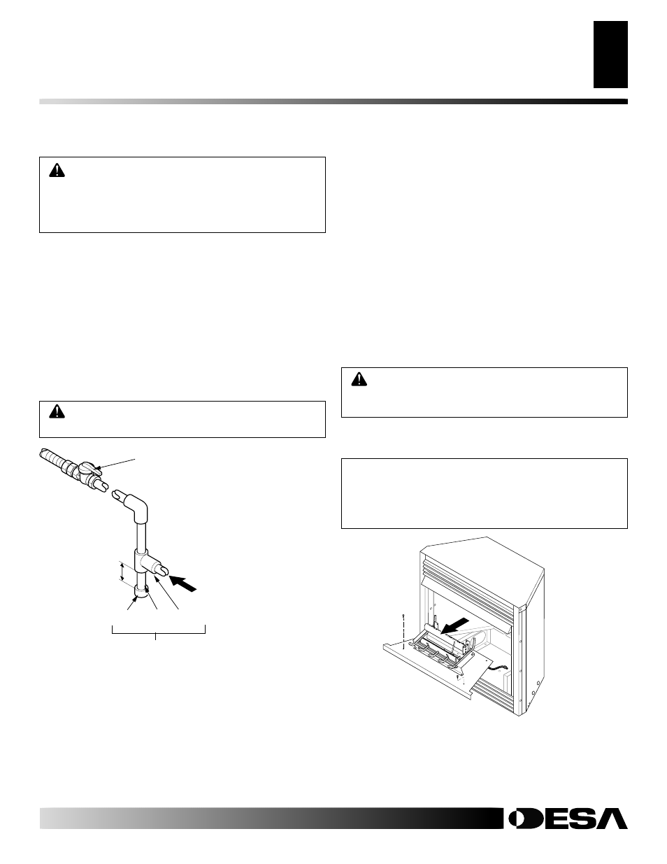 Installation, Continued | Desa VSGF28NVA User Manual | Page 11 / 36