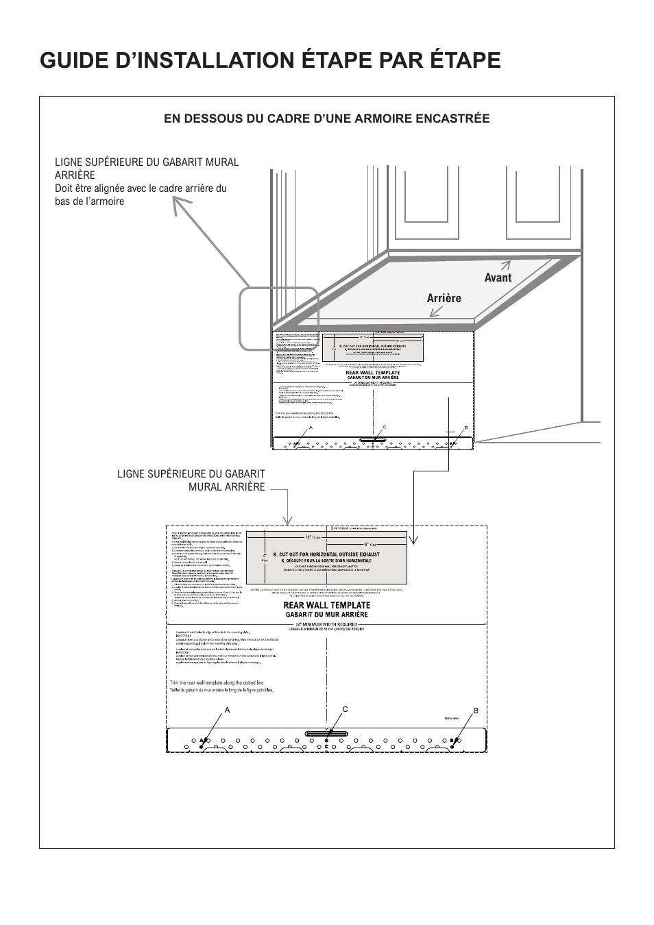 Guide d’installation étape par étape | Beko 24 Inch Built-In Microwave Installation Instructions User Manual | Page 31 / 44