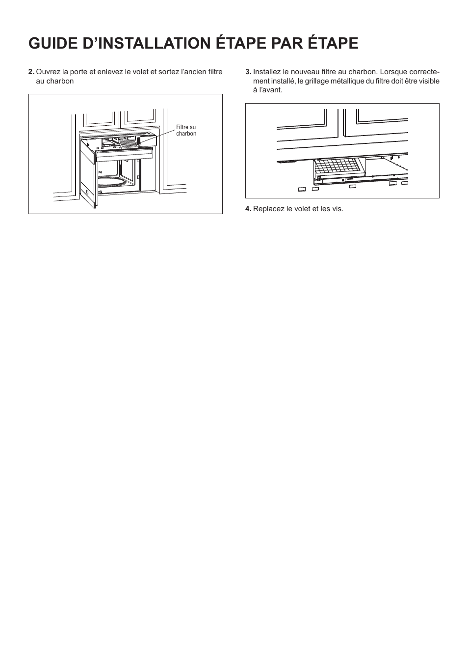 Guide d’installation étape par étape | Beko 24 Inch Built-In Microwave Installation Instructions User Manual | Page 43 / 44