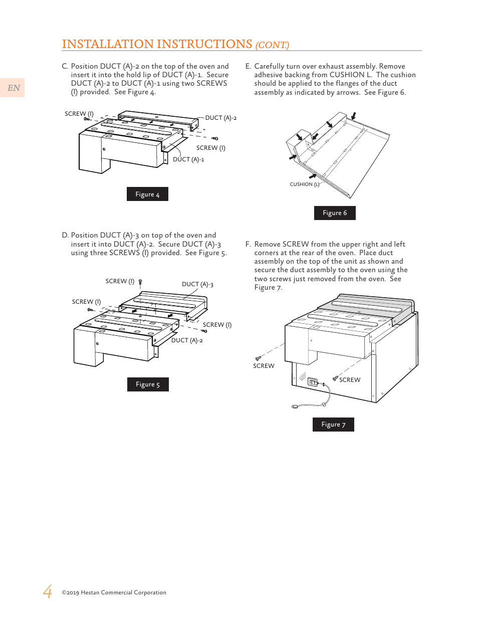 Installation instructions | Hestan 24 Inch Countertop Convection Microwave Oven Installation Manual User Manual | Page 6 / 16