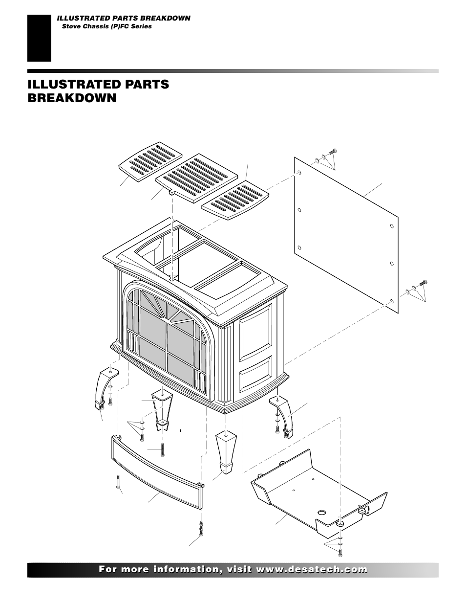 Illustrated parts breakdown | Desa (F)SDVBNC User Manual | Page 40 / 42