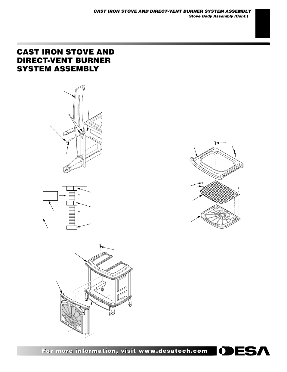 General venting, Continued | Desa (F)SDVBNC User Manual | Page 7 / 42