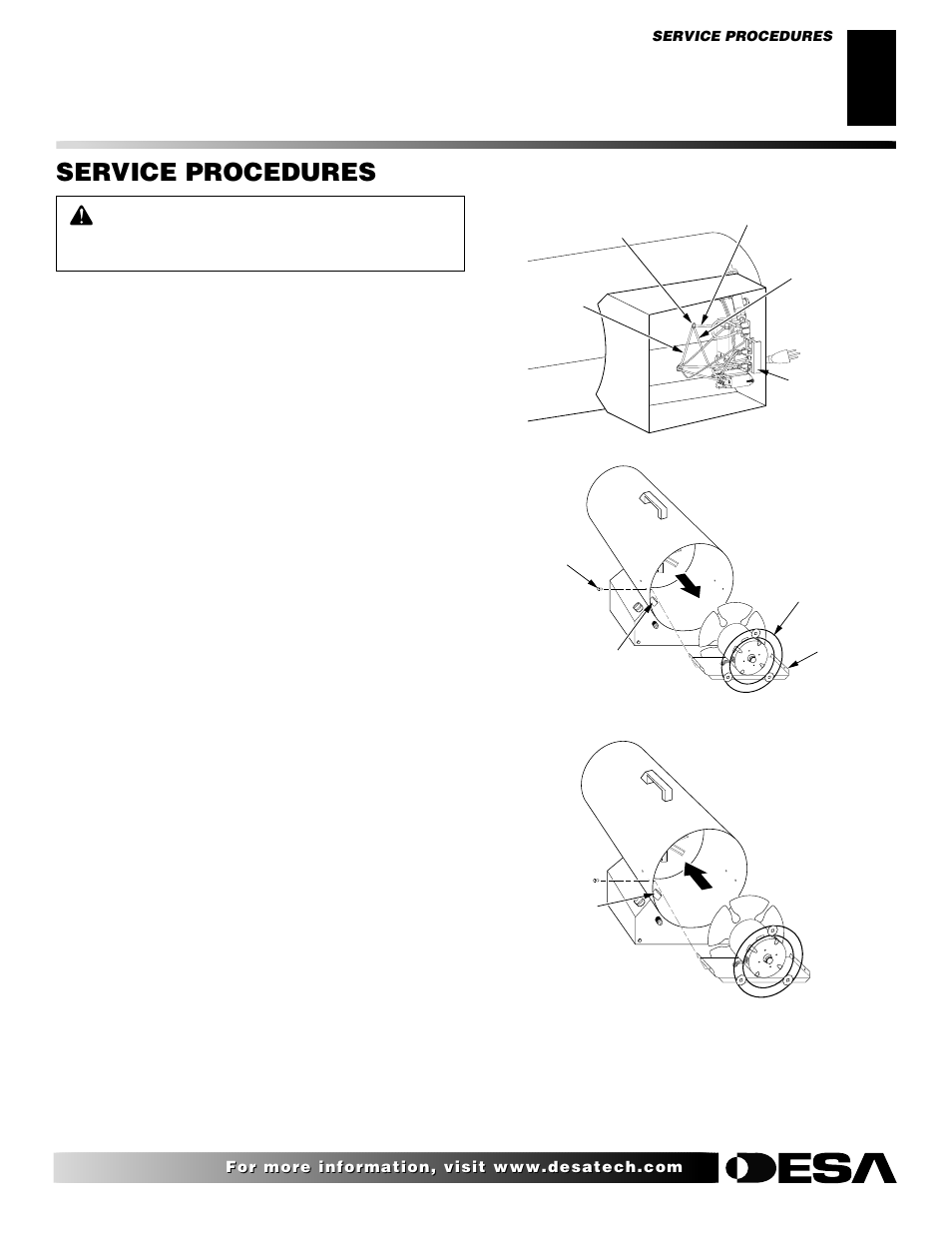 Service procedures | Desa BLP100 User Manual | Page 7 / 16